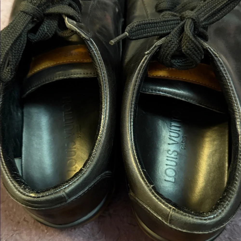 Authentic Louis Vuitton black sneakers 36 EU‎ 6 US